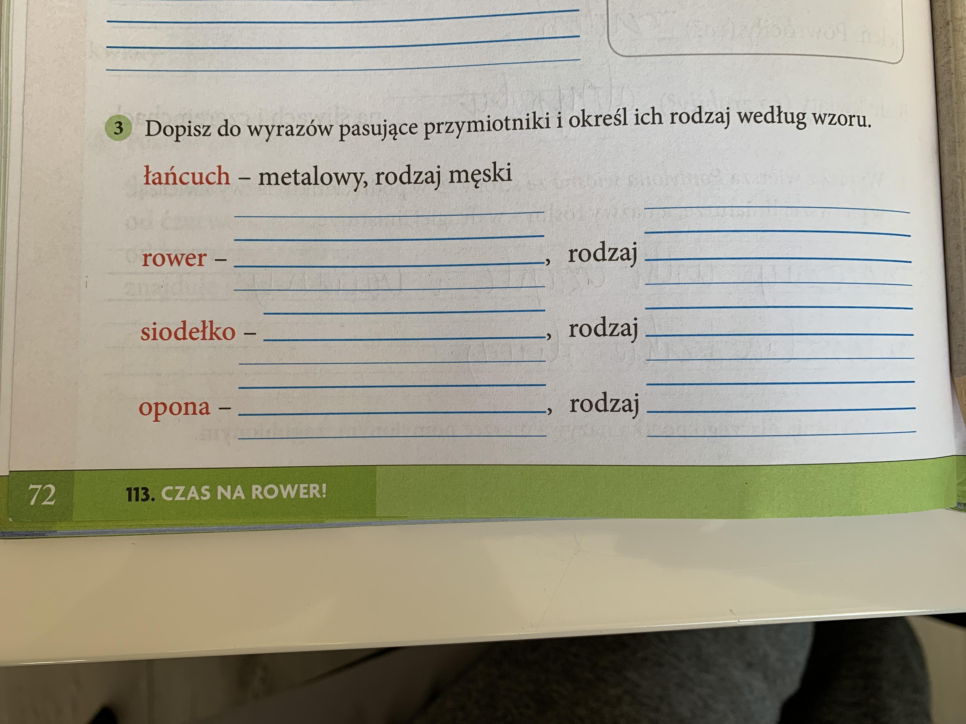 Dopisz do wyrazów pasujące przymiotniki i określ ich rodzaj według Dopisz Do Przymiotników Wyrazy Przeciwstawne Dodając Cząstkę Nie