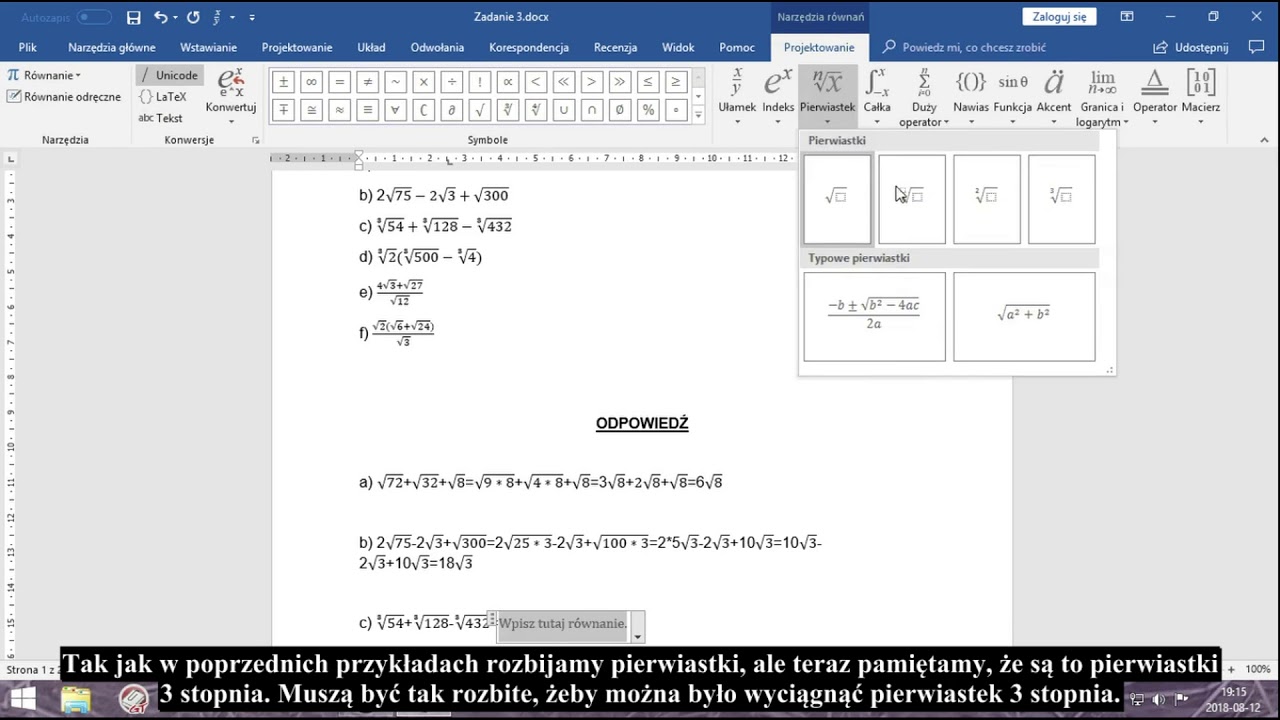 Doprowadź wyrażenie do najprostszej postaci - YouTube Doprowadź Ułamek Do Najprostszej Postaci