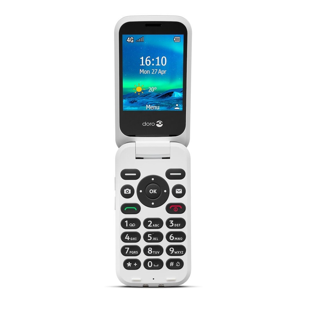 Doro 6820 4G Flip Phone - Handset Solutions Dorośli Są Zakochani W Cyfrach