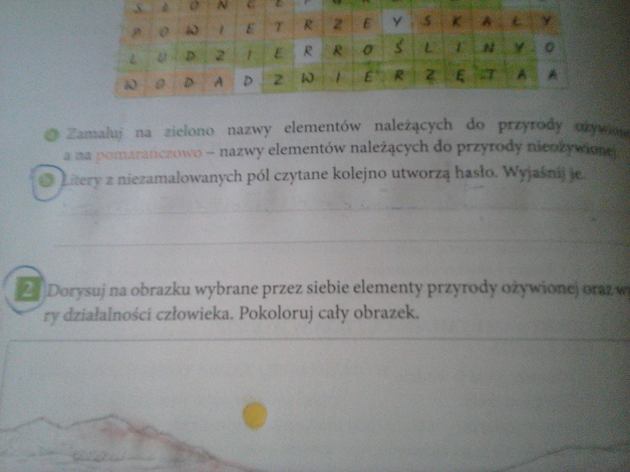 Dorysuj Na Obrazku Wybrane Przez Siebie Elementy Przyrody Ozywionej Dorysuj Na Obrazku Wybrane Przez Siebie Elementy Przyrody Ozywionej