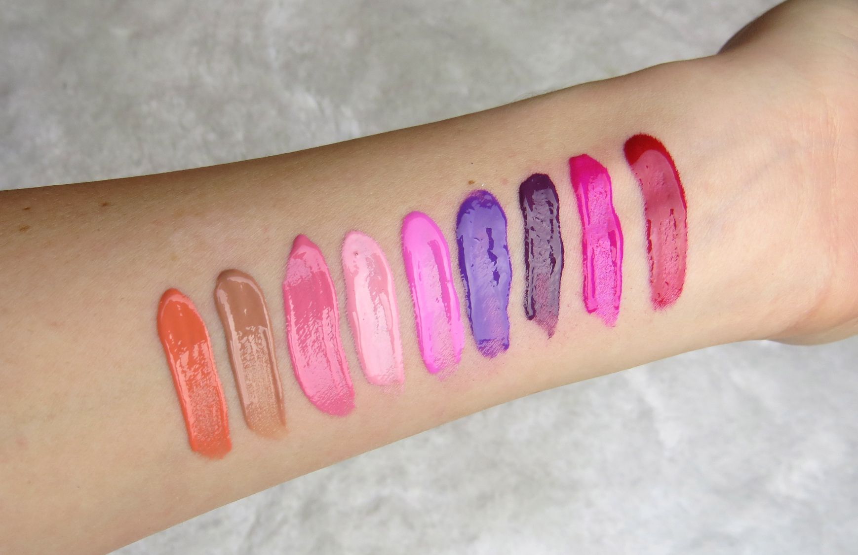 Dose of Color Lipgloss Swatches Dose Of Colors Lip Gloss Swatches