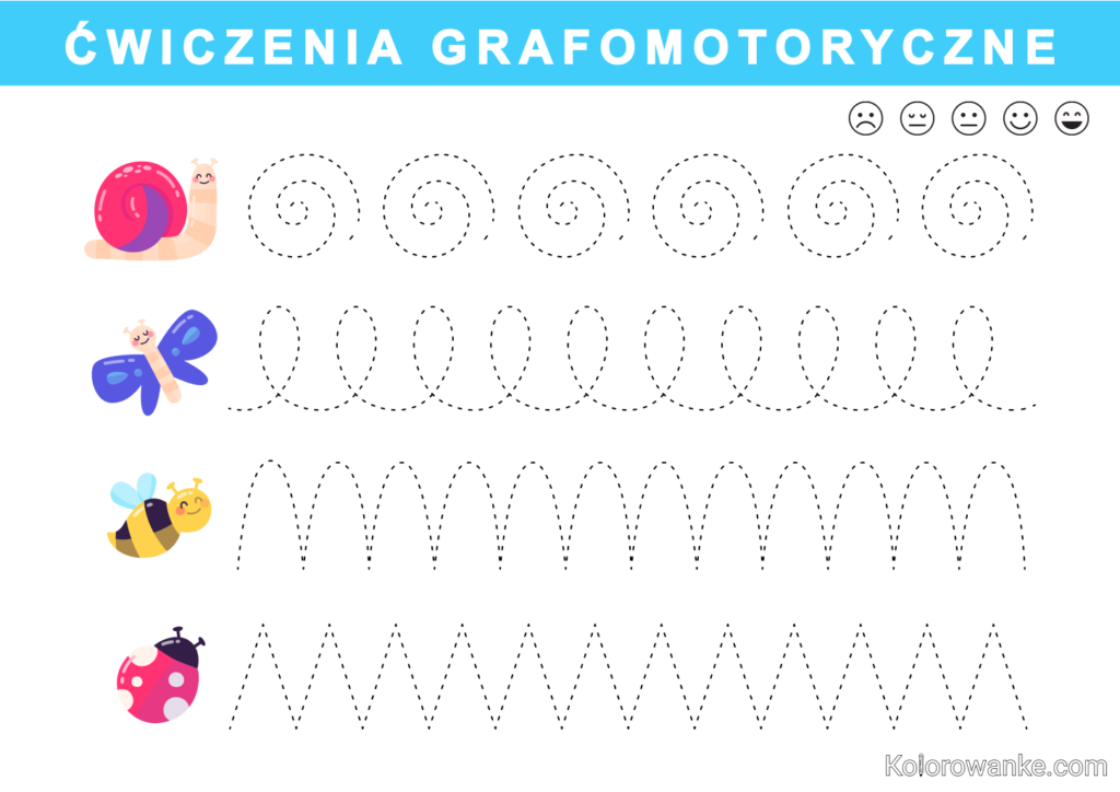 Doskonalenie Umiejętności Pisania poprzez Ćwiczenia Grafomotoryczne dla Kaligrafia ćwiczenia Dla Dzieci Pdf