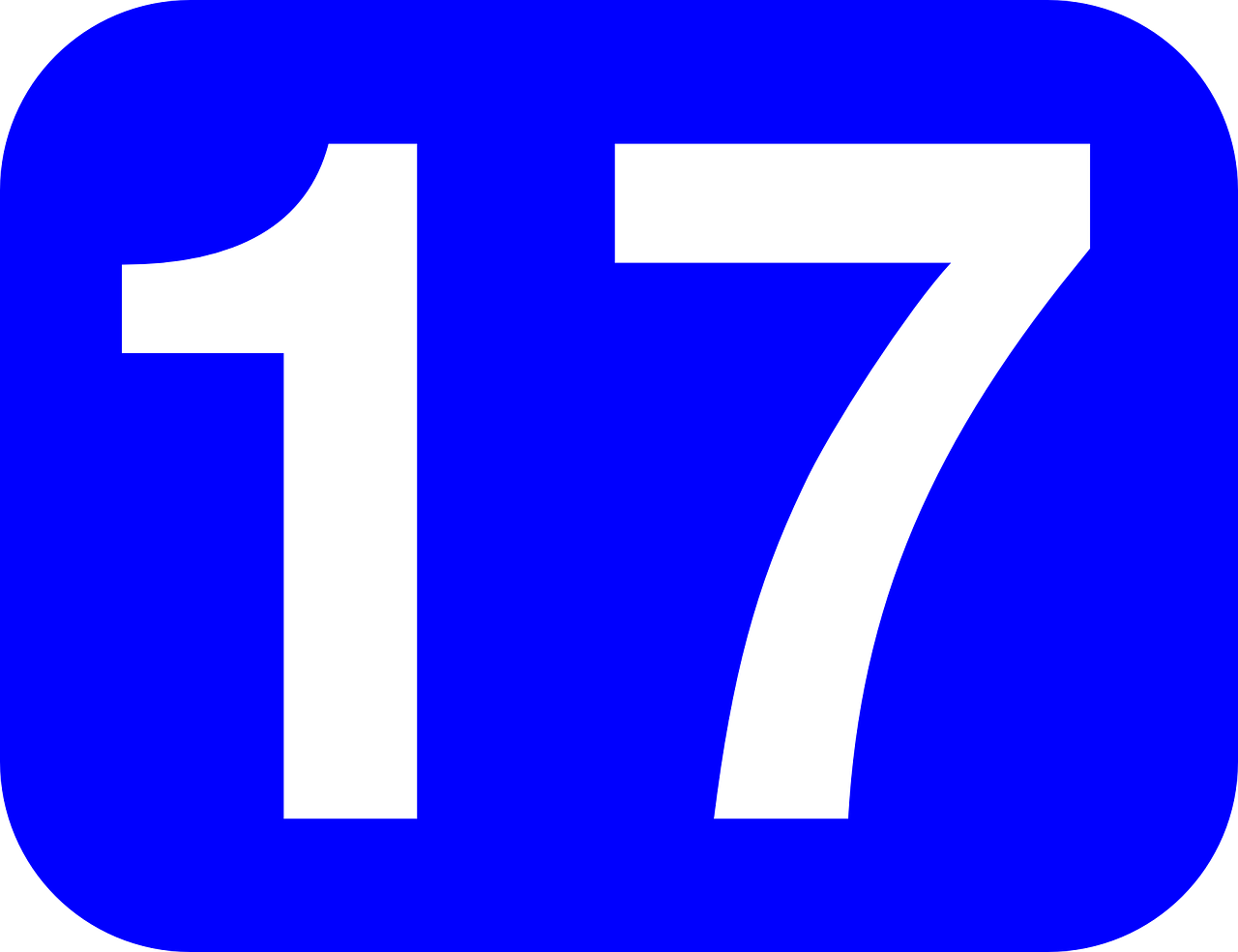 Download Number, Seventeen, 17. Royalty-Free Vector Graphic - Pixabay 17 Niepodważalnych Praw Pracy W Zespole