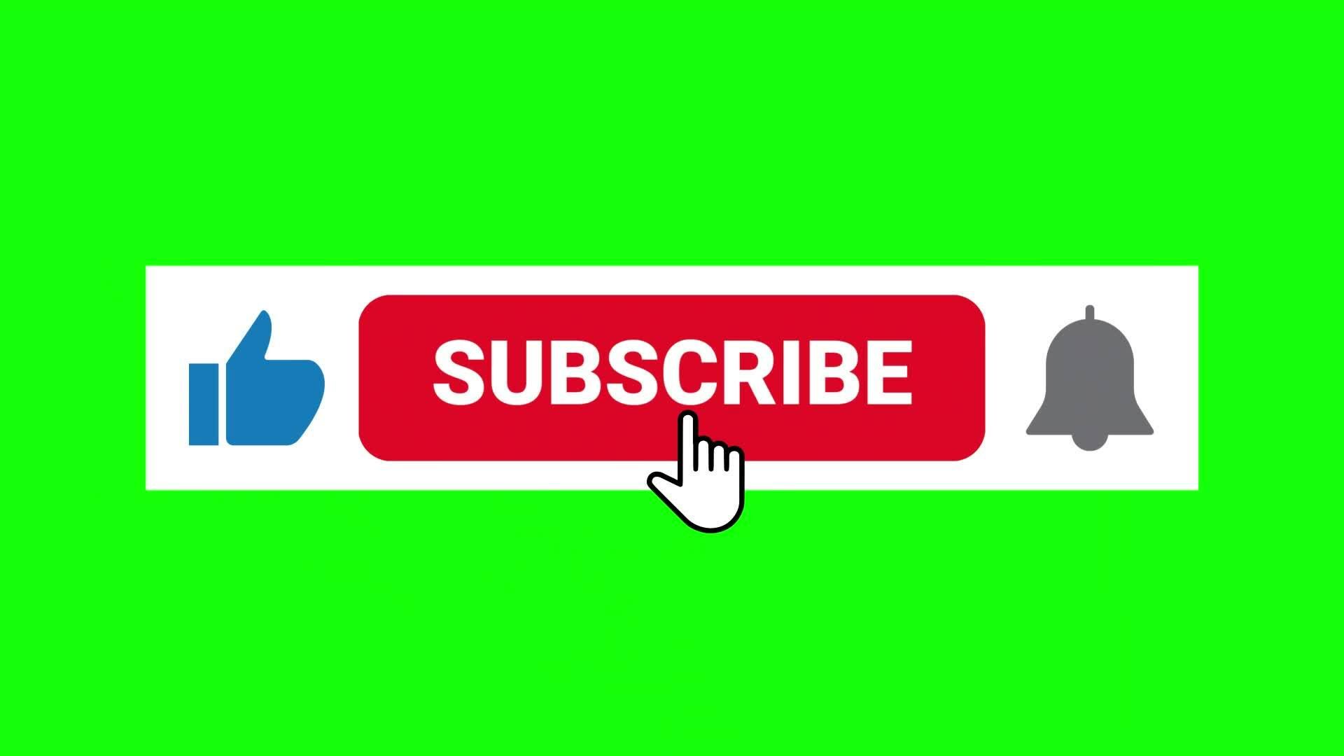 Download simple youtube green screen subscribe button for free – Artofit Green Screen Subscribe Button Video Download