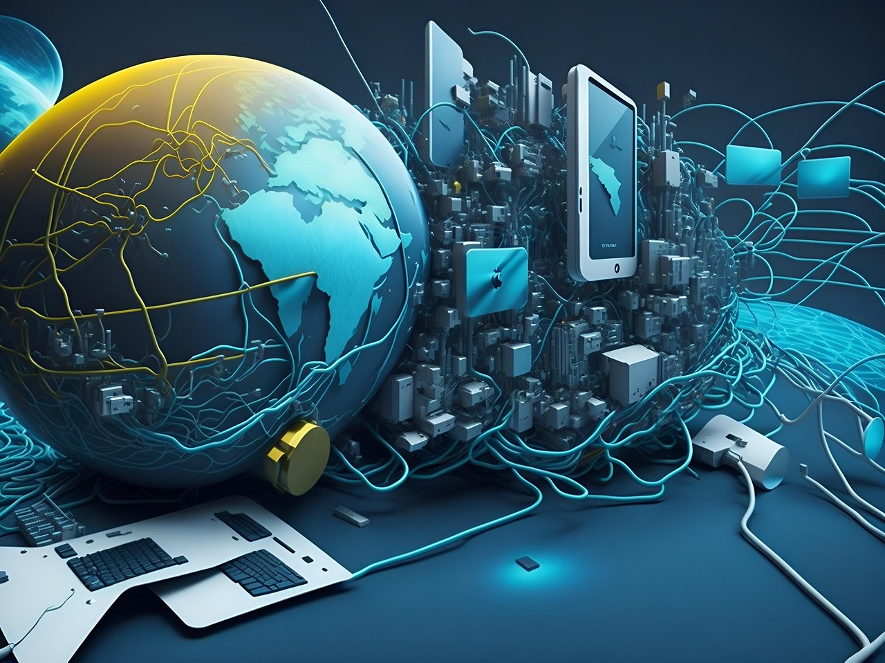 Download Technology, Computer, Internet. Royalty-Free Stock Internet Jako Tanie I Skuteczne Narzędzie Marketingu