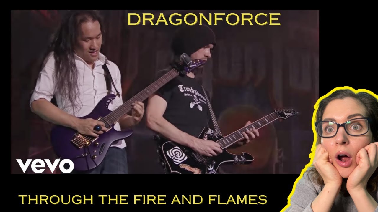 DragonForce - Through the Fire and Flames (Official Video) | Music Dragonforce Through The Fire And Flames Reaction