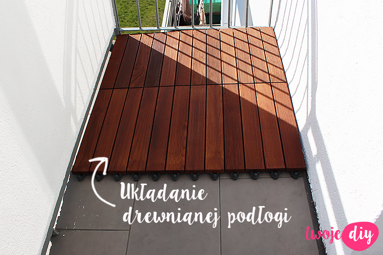 Drewniana podłoga na balkon - Gumi Taras - Twoje DIY Gumowa Pileczka Spada Z Wysokosci 1m Na Drewniana Podloge