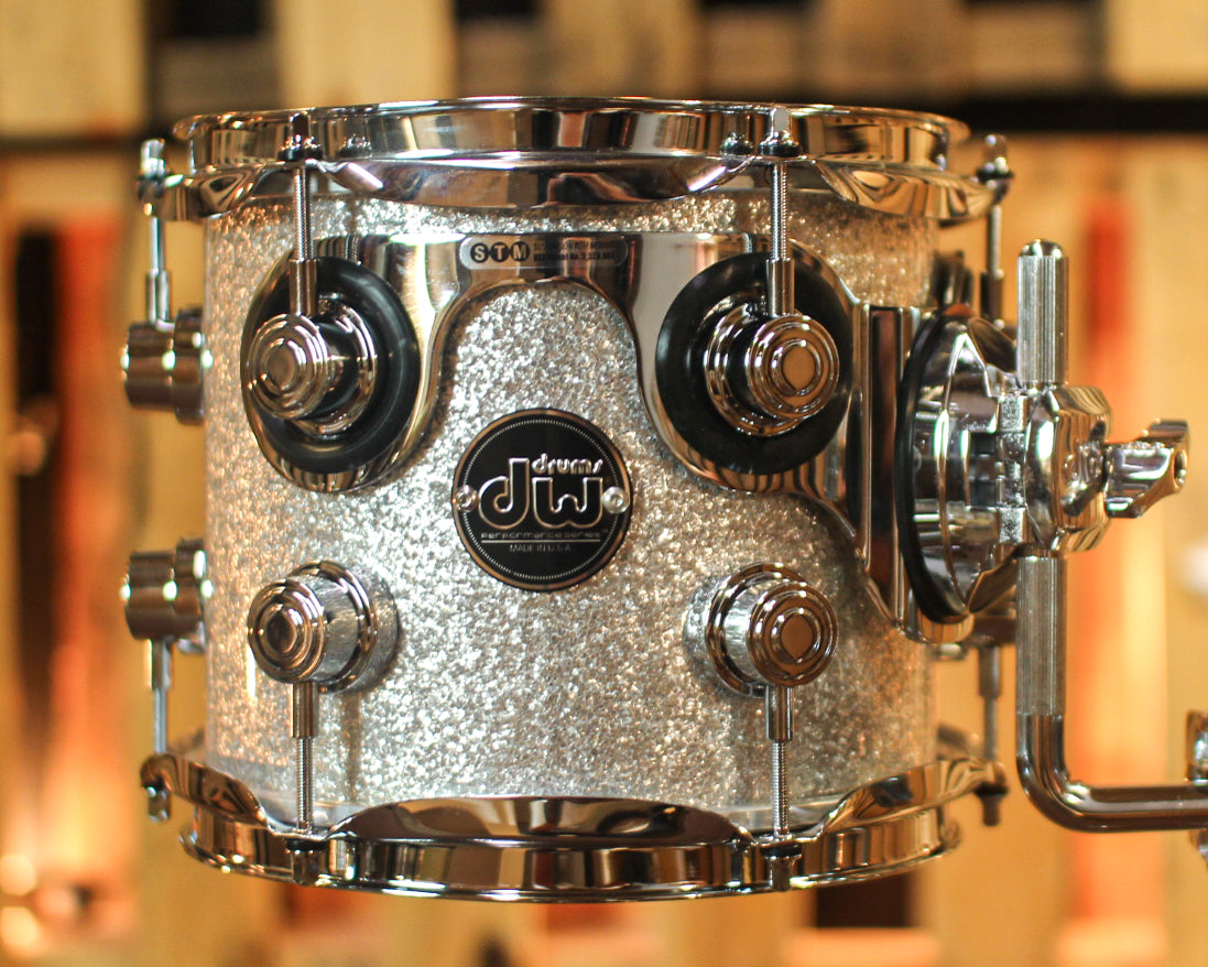 DW Performance Silver Sparkle Rack Tom - 7x8 | The DW Store Dwór Cierni I Róż Zwiastun