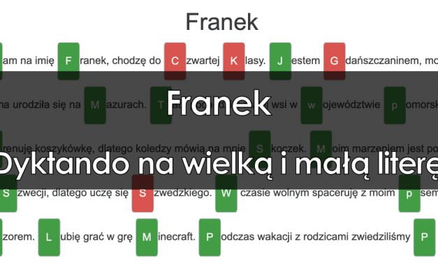 Dyktanda online dla klasy 1, 2, 3 na pisownię wielkiej i małej litery Dyktando Klasa 4 Wielka I Mała Litera Do Druku