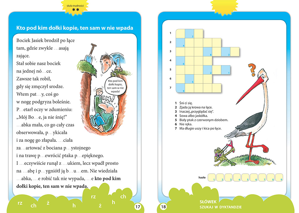 Dyktanda z przysłowiami do klasy 2 - ściągi,sciagi,lektury,opracowania Dyktando Ortograficzne Dla Klasy 2