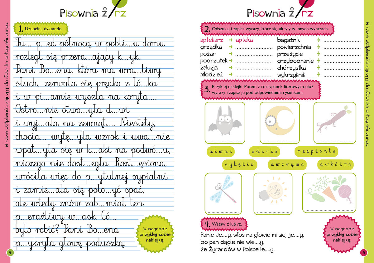 Dyktanda z zabawami ortograficznymi. Klasa 3 - Opracowanie zbiorowe Dyktanda Klasa 3 Do Wydrukowania
