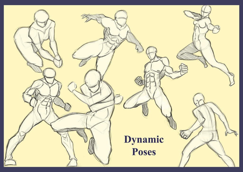 Dynamic Poses Drawing Reference How To Draw Dynamic Poses