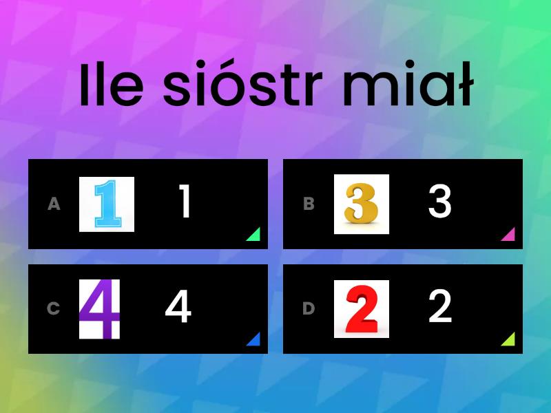 dynastia miziołków - Test Test Z Dynastii Miziolkw Klasa 4