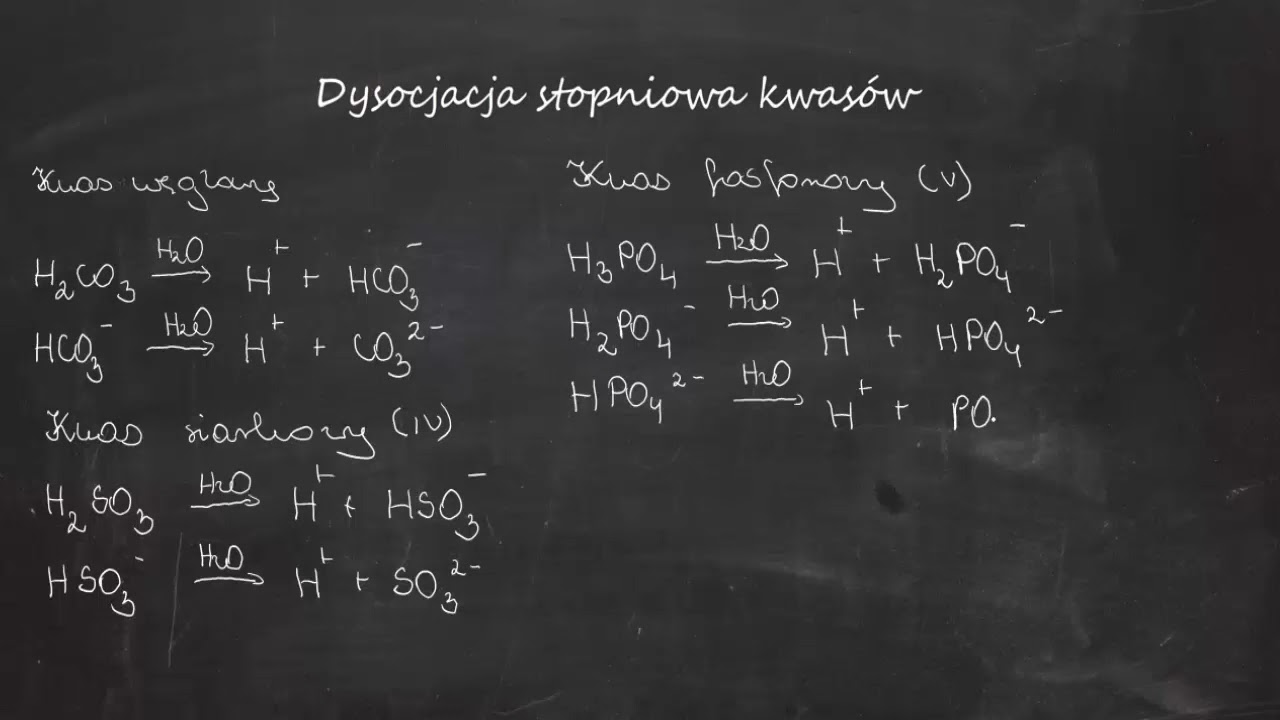 Dysocjacja stopniowa kwasów. Dysocjacja jonowa (elektrolityczna) kwasów Dysocjacja Jonowa Octanu Magnezu