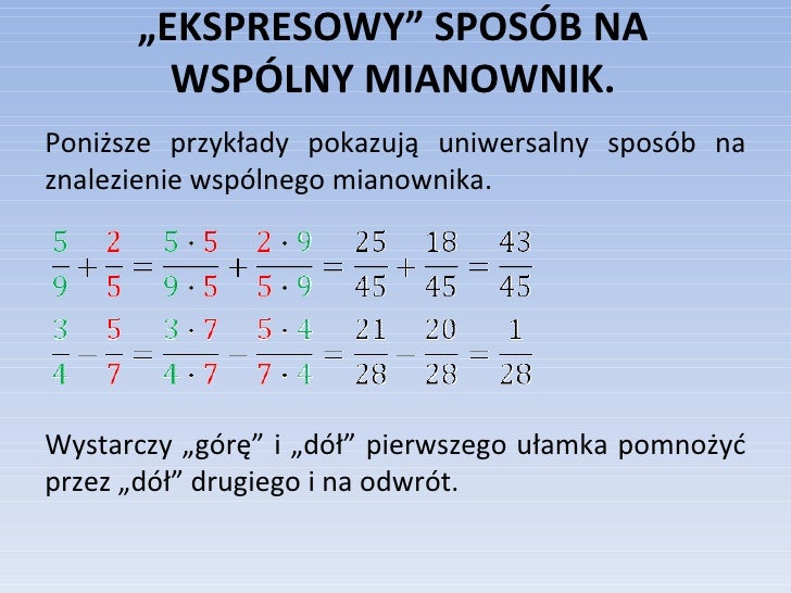 Dzialania na liczbach_wymiernych Liczby I Dzilania Kl 5