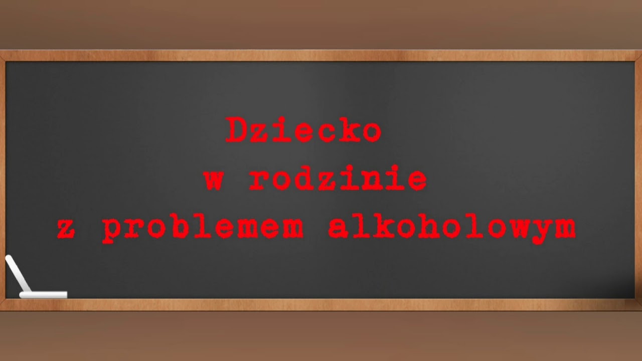 Role Dzieci W Rodzinach Alkoholowych