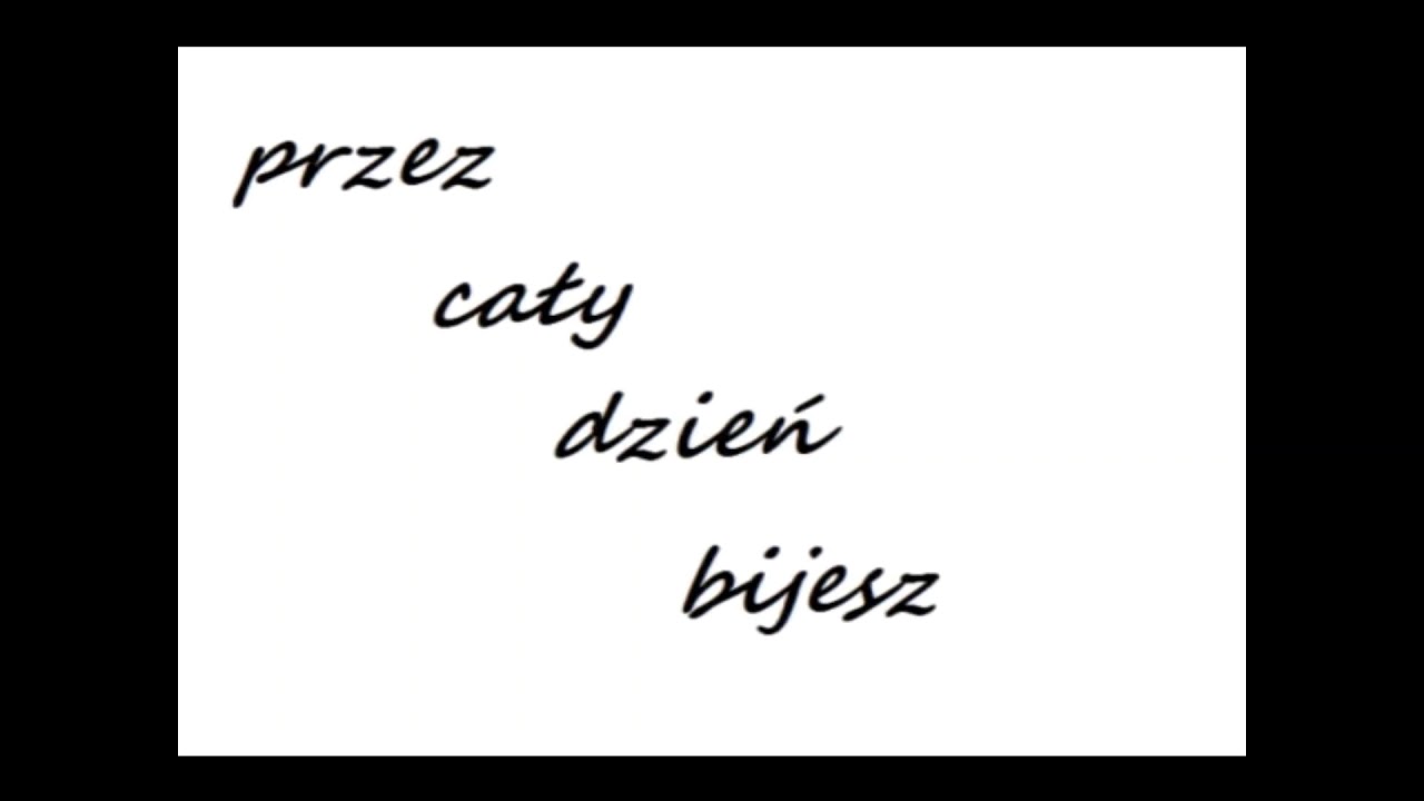 Piosenka Dziekuje Ci Tato że Bijesz Mnie Szmatą