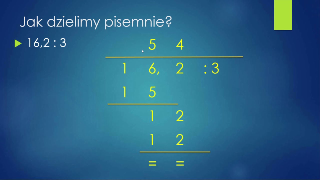 Dzielenie przez liczby naturalne - YouTube Dzielenie Ułamków Zwykłych Przez Liczby Naturalne