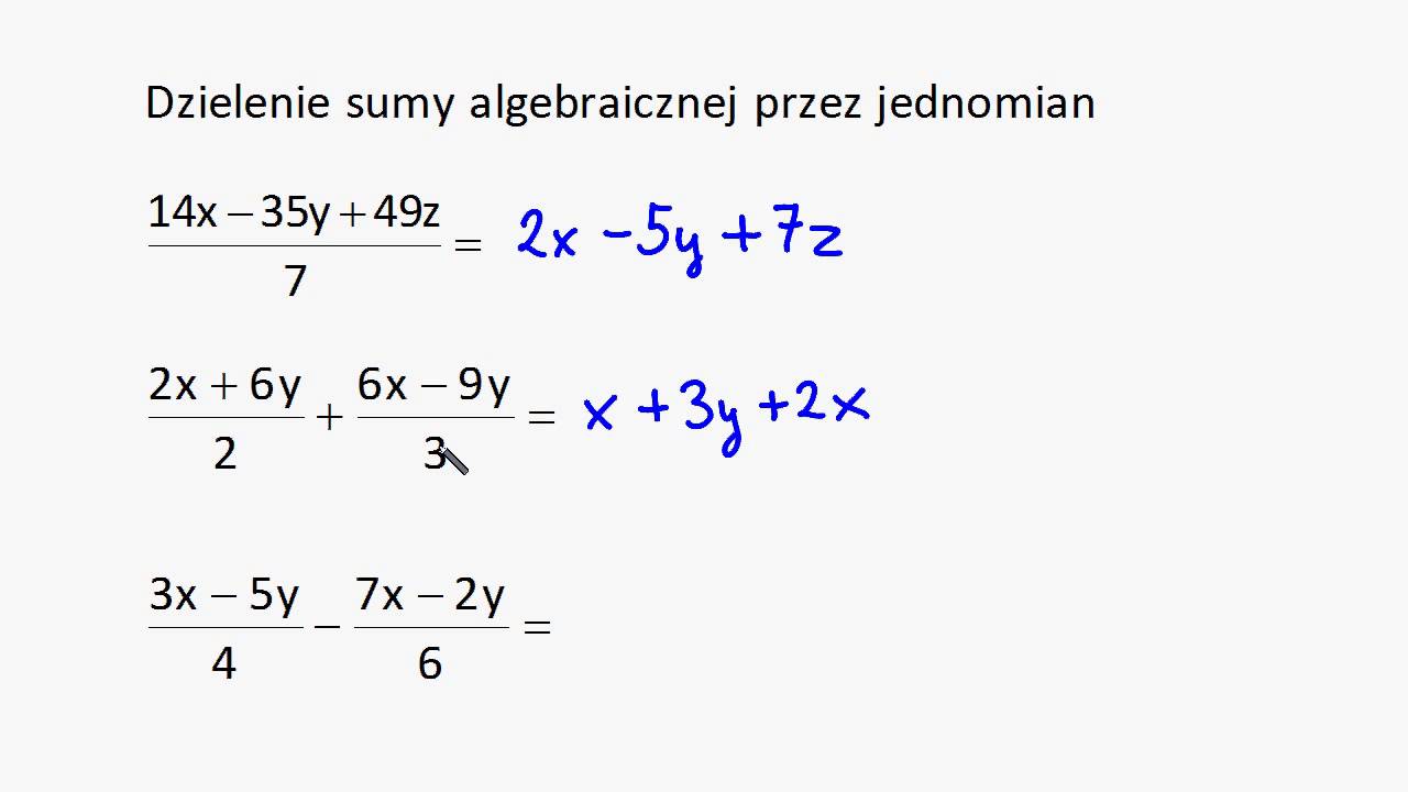 Zapisz W Postaci Sumy Algebraicznej X 2 3
