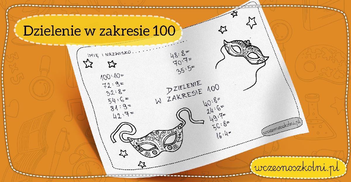 Mnozenie I Dzielenie W Zakresie 100