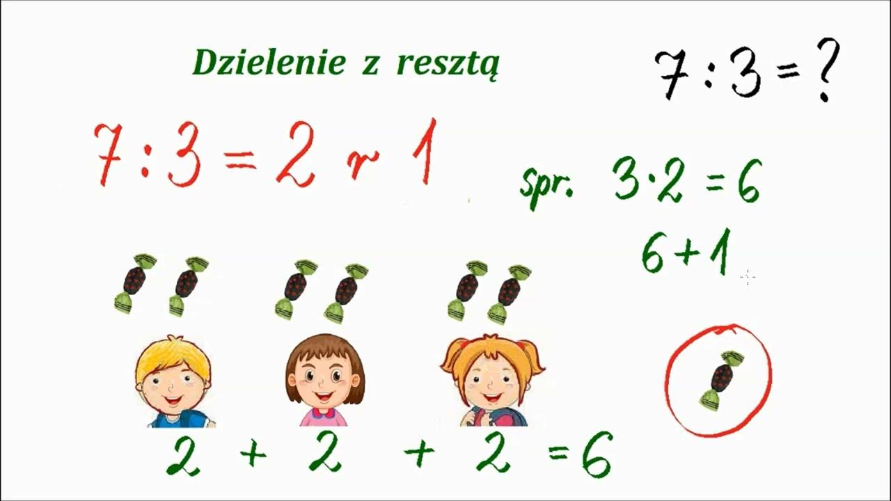 Dzielenie z resztą - YouTube Matzoo Klasa 3 Dzielenie Do 100