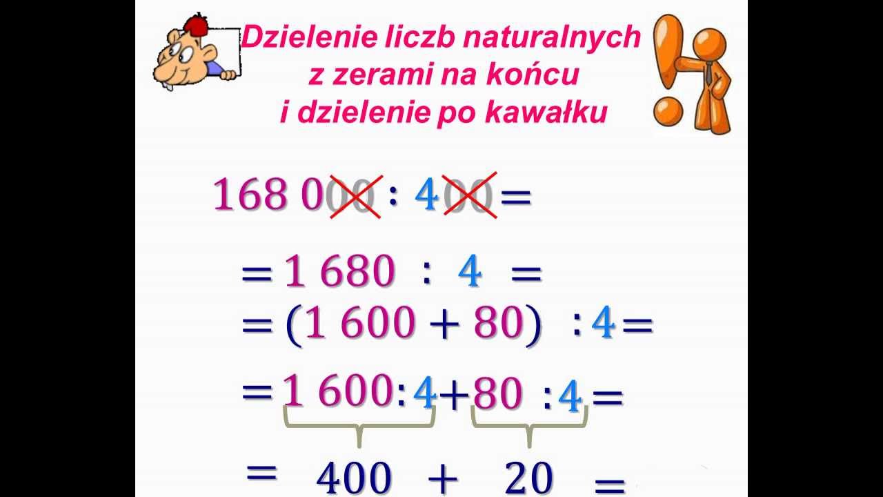 Dzielenie z zerami na końcu i po kawałku - YouTube Mnożenie I Dzielenie Ułamków Algebraicznych Zadania