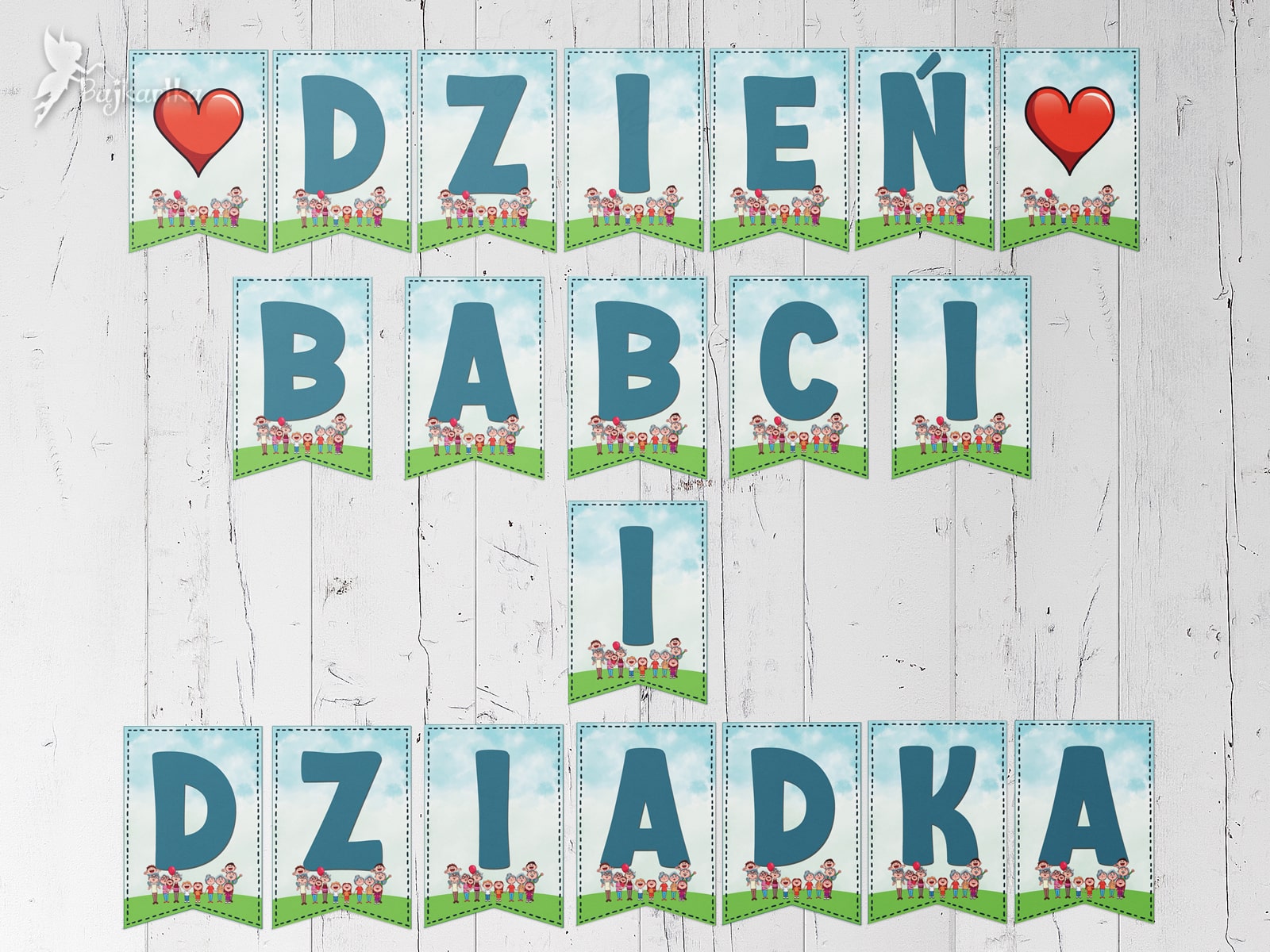 Gazetka ścienna Na Dzień Babci I Dziadka