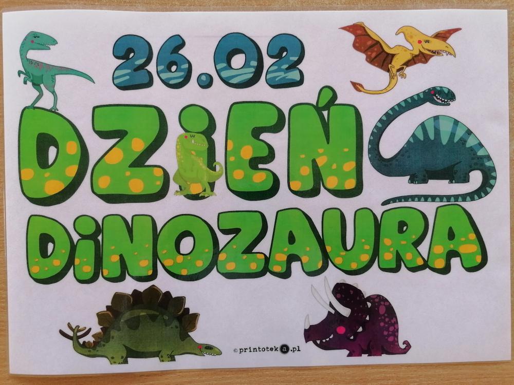 Dzien Dinozaura W Przedszkolu Sprawozdanie