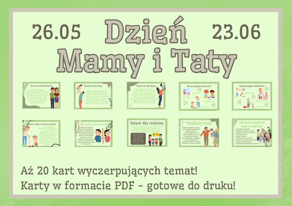 Gazetka Szkolna Na Dzień Mamy I Taty