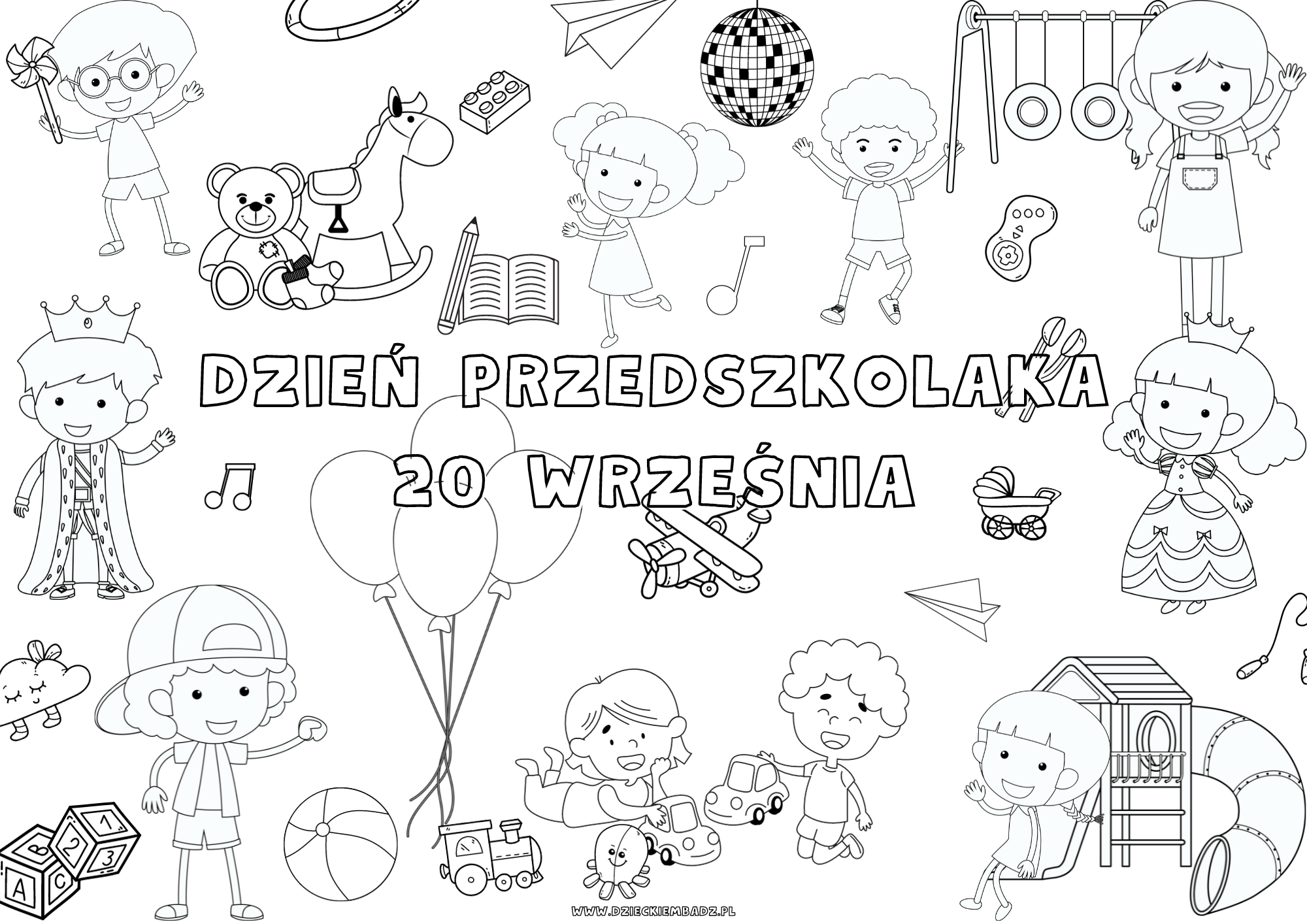 Kolorowanki Dla Przedszkolaka Do Druku