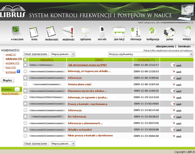 Dziennik elektroniczny Sp 10 Głogów Dziennik Elektroniczny