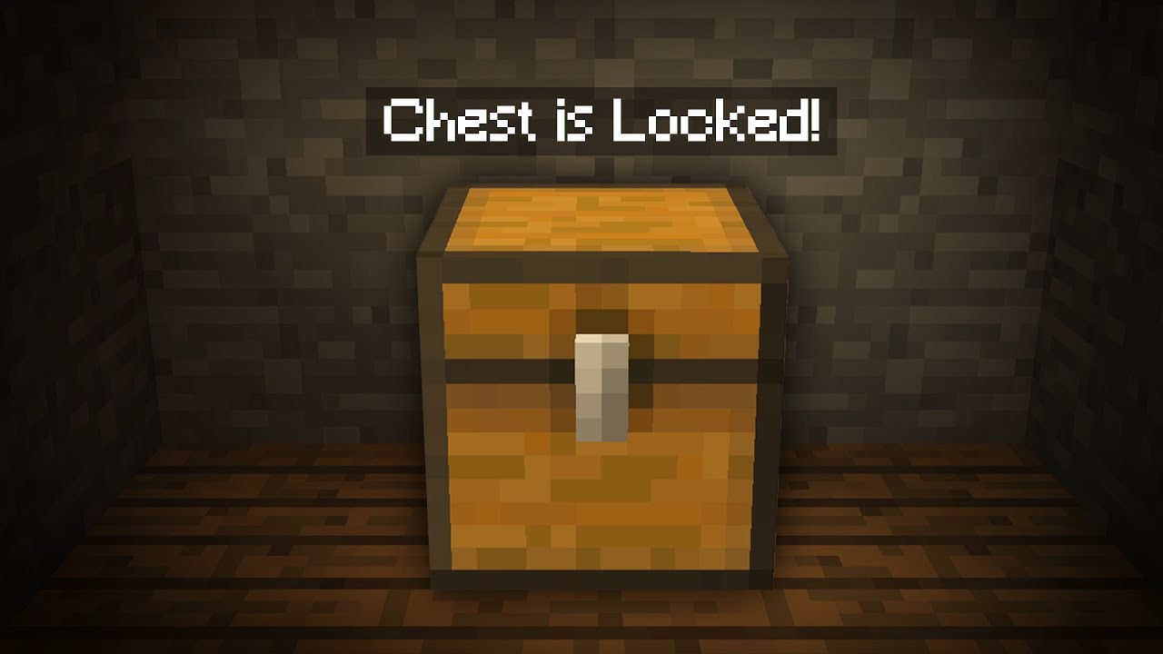 Easy: How to Lock your Chests in Minecraft - YouTube How To Lock A Chest In Minecraft