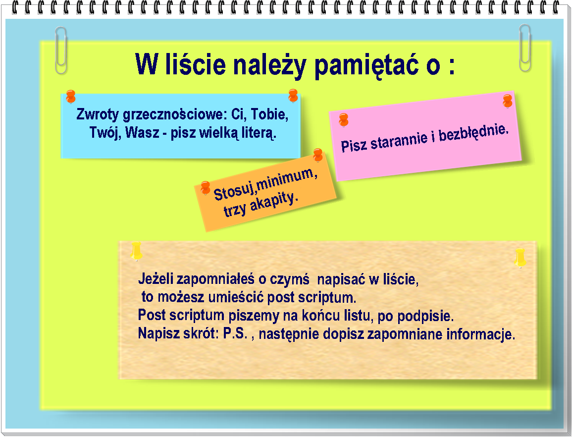 EDUKACJA WCZESNOSZKOLNA: List - recepta jak napisać. Napisz Krótki List Do świętego Mikołaja