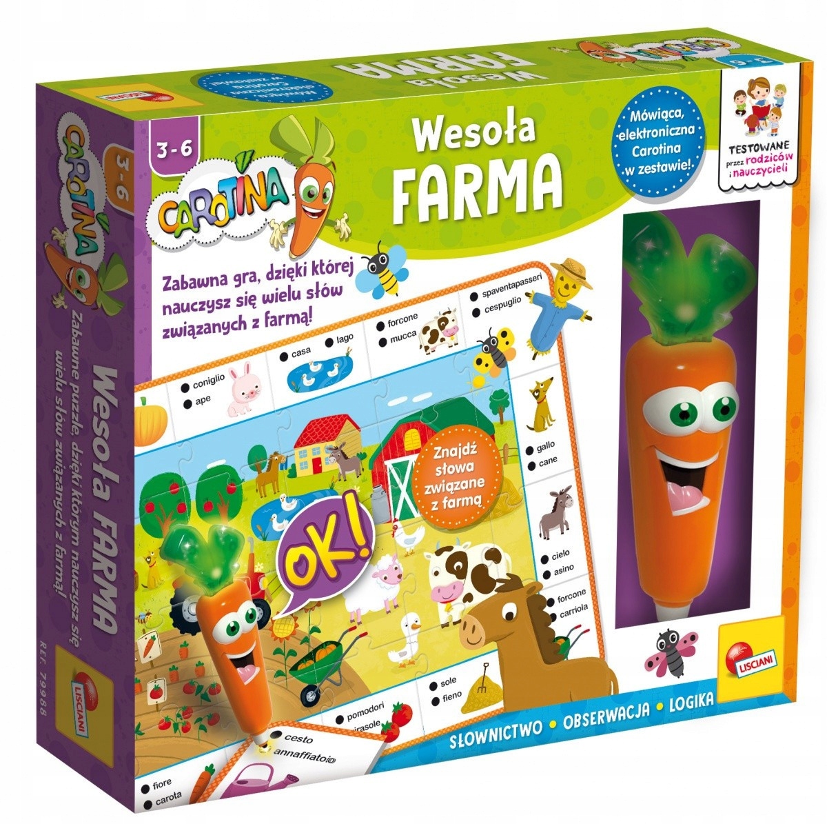 EDUKACYJNE GRA ZABAWKI DLA 3 LATKA WESOŁA FARMA 13602102210 - Allegro.pl Gry Dla 3 Latkow Edukacyjne