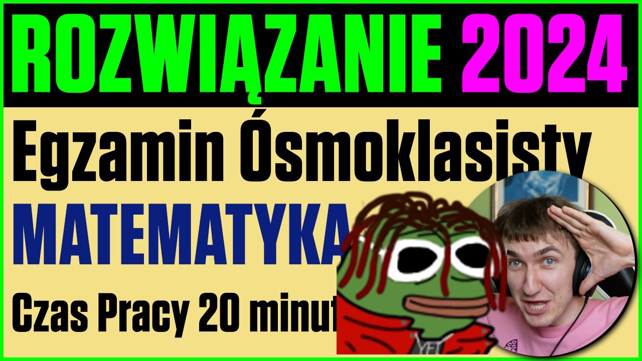 EGZAMIN 8-KLASISTY MATEMATYKA 2024 ODPOWIEDZI - YouTube Test 8 Klasisty Matematyka Pdf