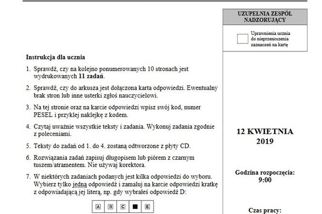 Tematy Prac Pisemnych Egzamin Gimnazjalny Angielski