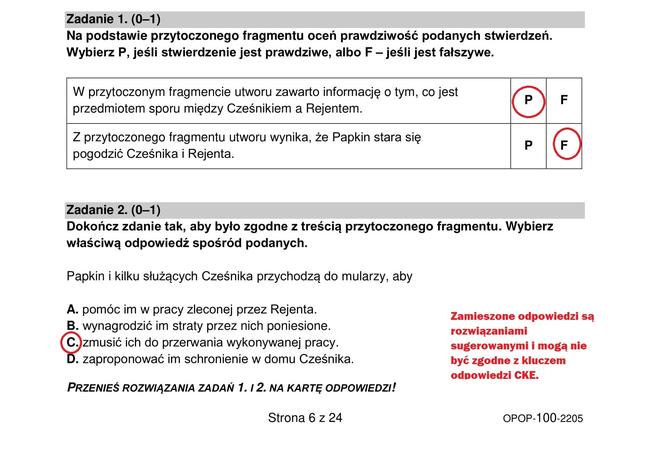 Egzamin 8 Klasisty 2022 Polski Odpowiedzi