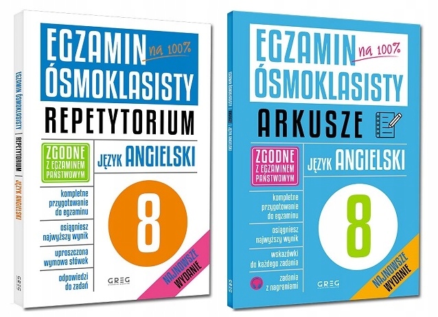 EGZAMIN ÓSMOKLASISTY 2023 ANGIELSKI REPETYTORIUM (12470660531 Sprawdzian Z Angielskiego Klasa 8 Unit 4 Repetytorium Osmoklasisty