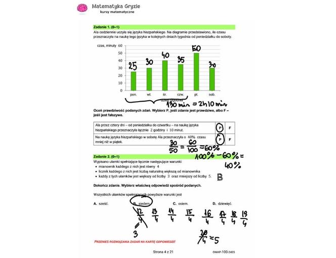 Egzamin ósmoklasisty 2024: matematyka. Arkusz CKE i komplet odpowiedzi Cke Arkusze Matematyka 8 Klasa