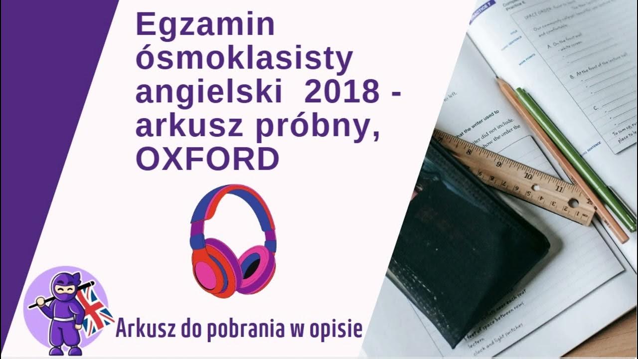 Prbny Egzamin Smoklasisty 2018 Angielski