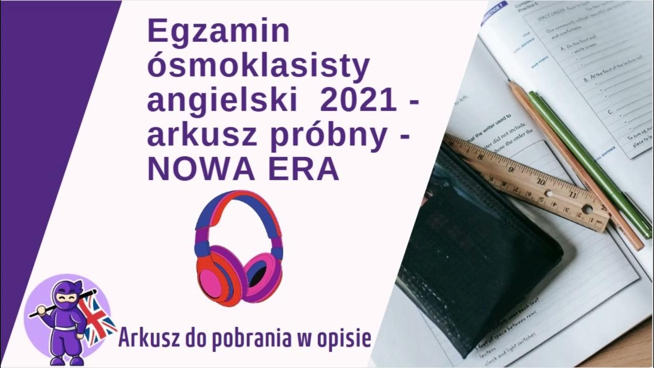 Nowa Era Próbny Egzamin ósmoklasisty Angielski