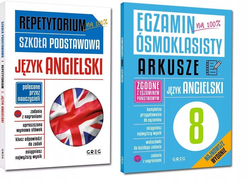 Egzamin ósmoklasisty Język angielski pakiet 2 Repetytorium Arkusze Sprawdzian Angielski Klasa 7 Unit 2 Repetytorium