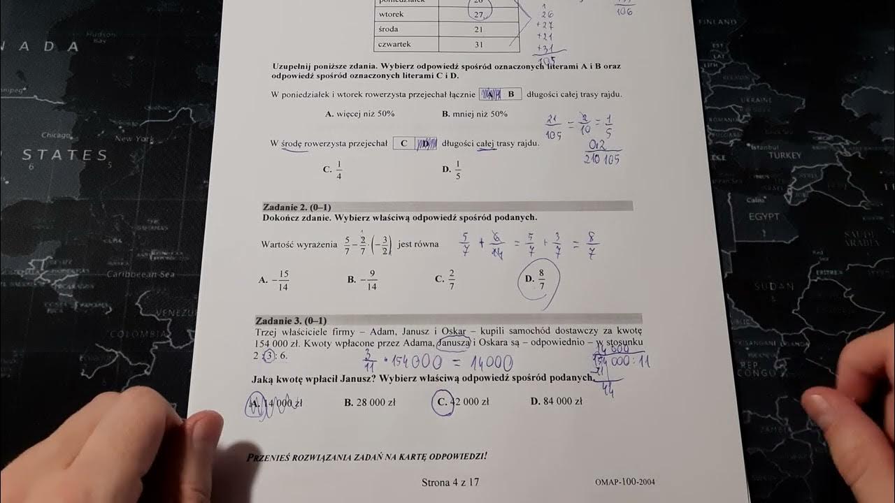 Egzamin ósmoklasisty - Matematyka. 22 Kwietnia 2020 r. CKE. Wideo. Test Egzamin 8 Klasisty Matematyka 2020