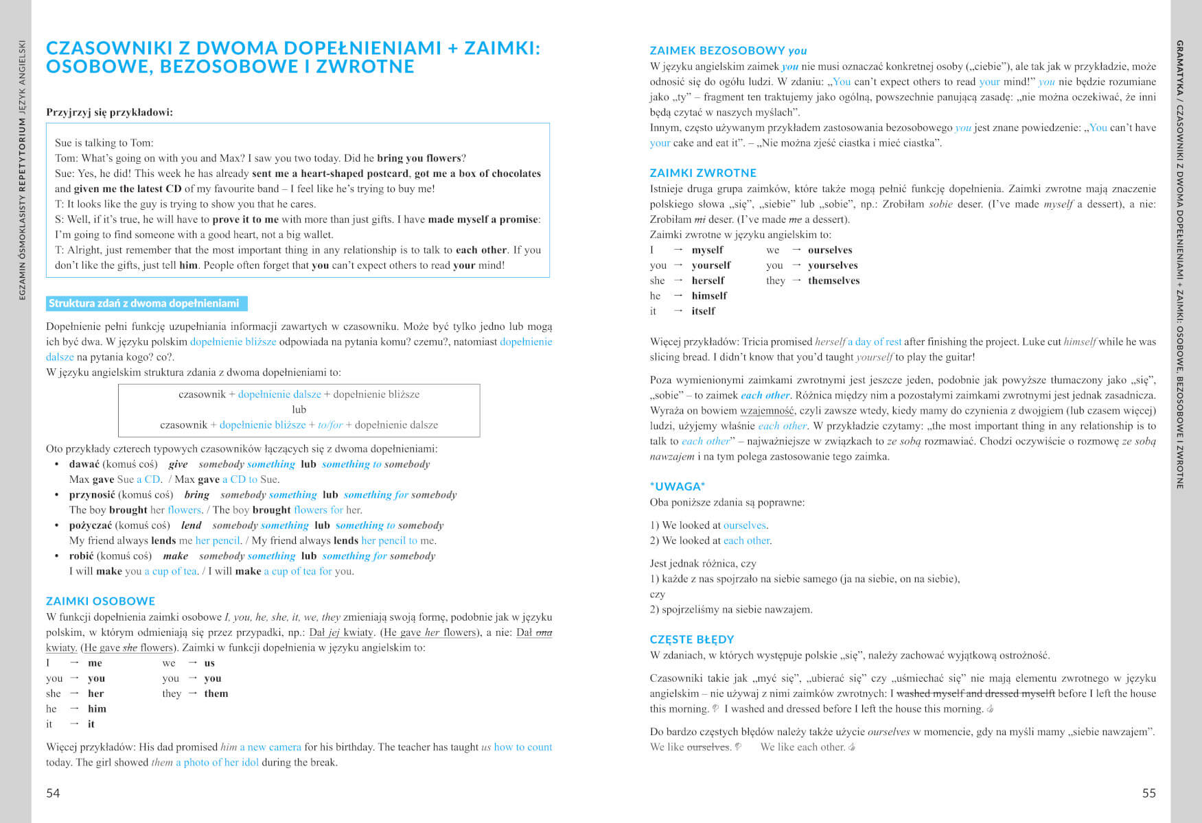 Egzamin ósmoklasisty. Repetytorium. Język angielski - Wydawnictwo SBM Sprawdzian Z Angielskiego Klasa 8 Unit 4 Repetytorium Osmoklasisty