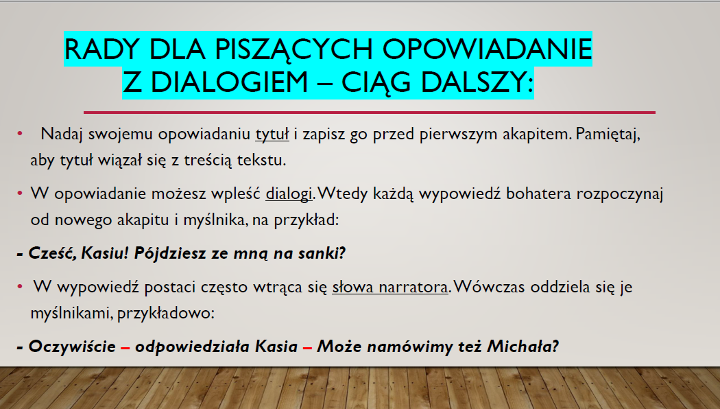 Egzamin ósmoklasisty z Sebastianem Sową. Materiały z języka polskiego Opowiadanie Z Dialogiem Niezwykły Dzień