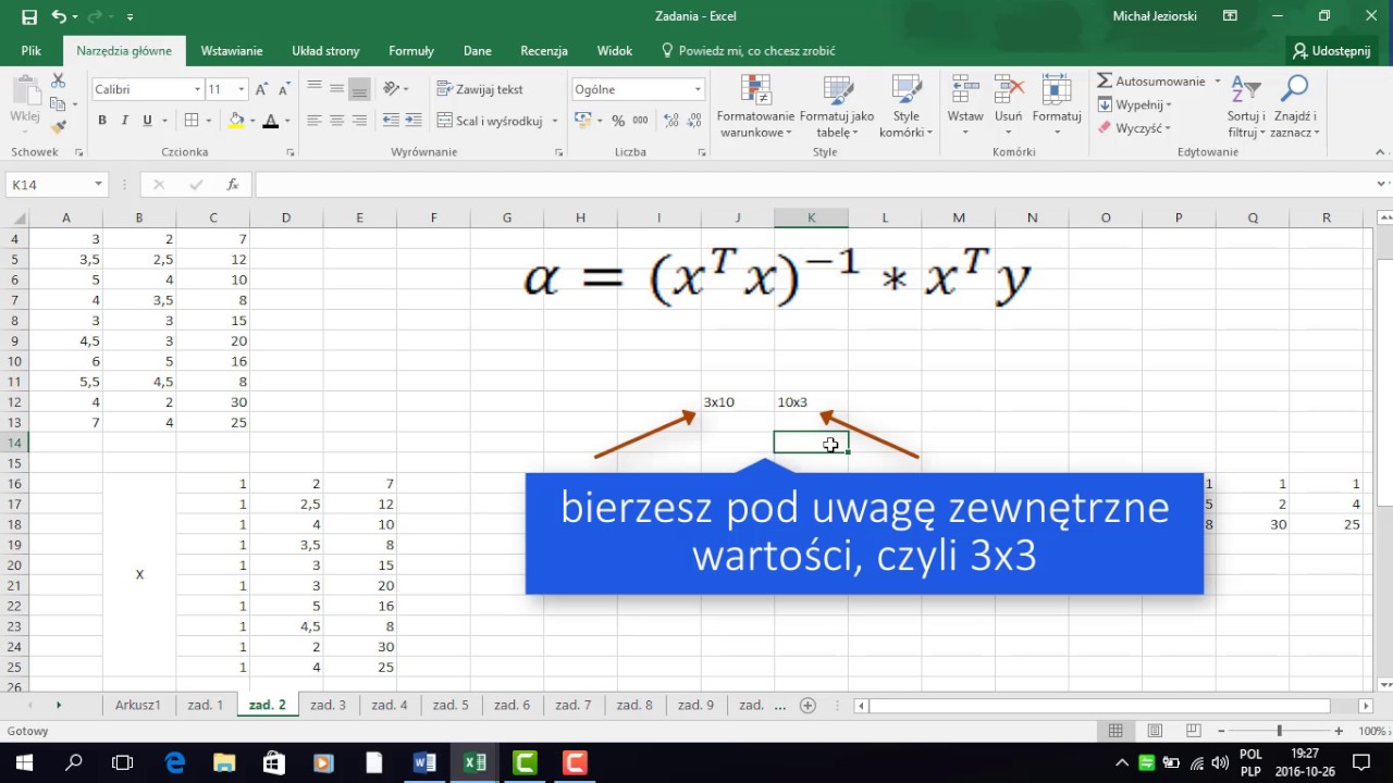 Ekonometria - Metoda Najmniejszych Kwadratów - YouTube Klasyczna Metoda Najmniejszych Kwadratów Ekonometria