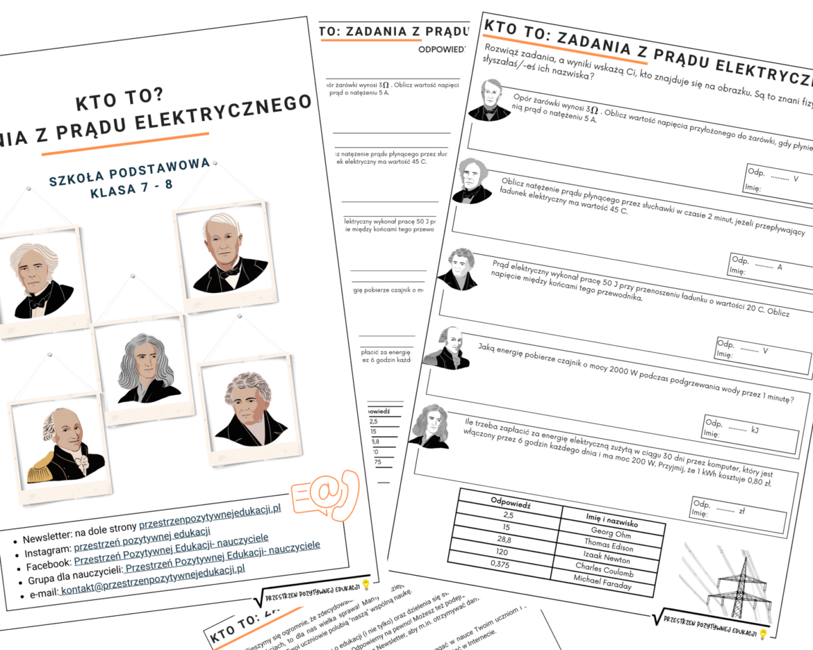 Sprawdzian Z Dzialu Elektrostatyka Klasa 8