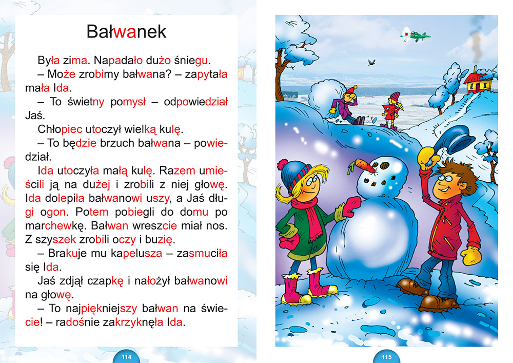 Elementarz - czytamy metodą sylabową - najłatwiejsza metoda nauki czytania Czytanki Dla Dzieci 7 Lat
