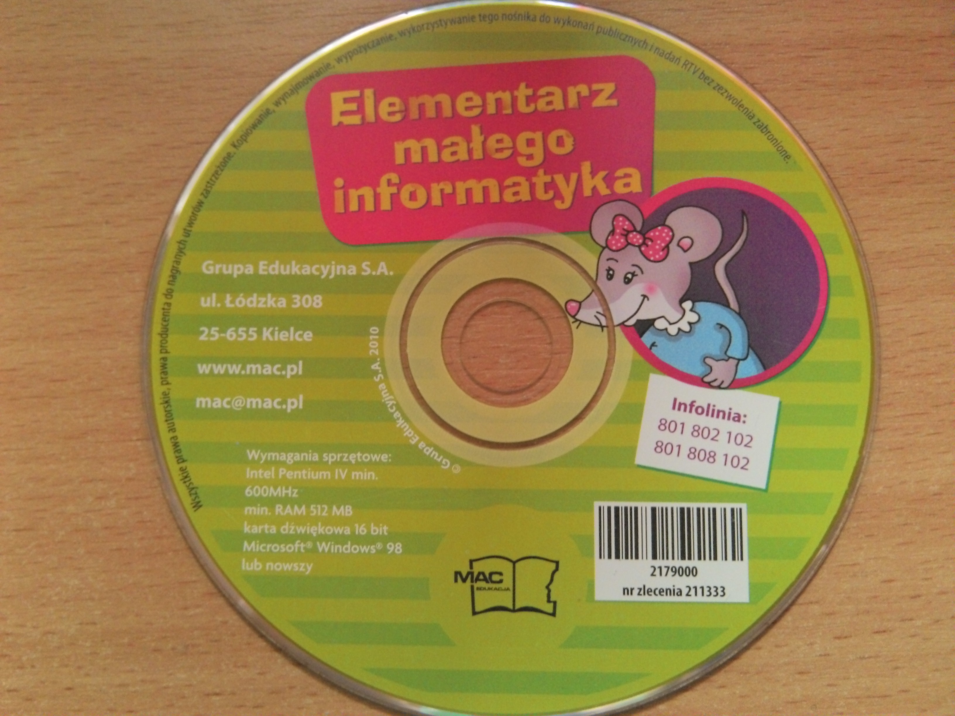 Elementarz Małego Informatyka Klasa 1 Mac