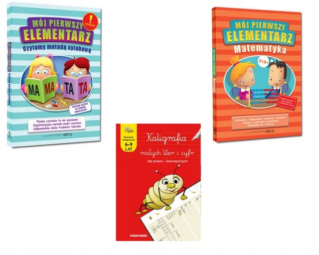 ELEMENTARZ+MATEMATYKA+ Kaligrafia małych liter - 9864500080 - oficjalne Matematyka 4